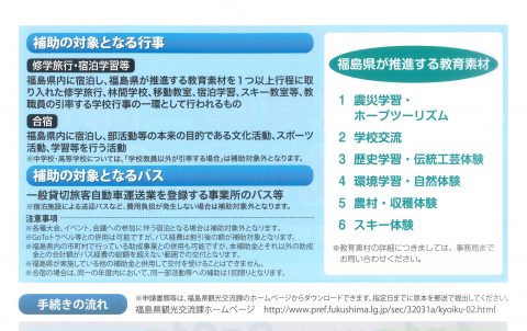 2021年バス経費の一部を補助します 教育旅行 合宿 相馬市観光協会オフィシャルサイト